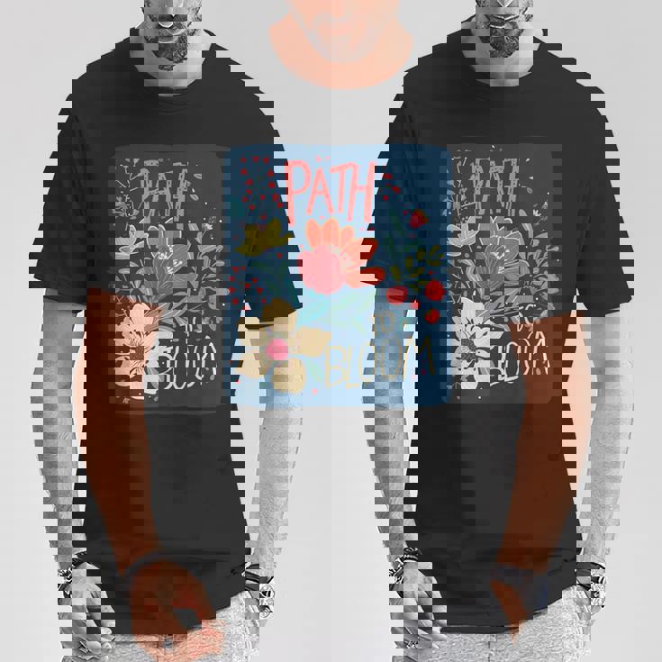 花を咲かせる春好きのための面白い小道コスチューム。 Tシャツ 面白い贈り物