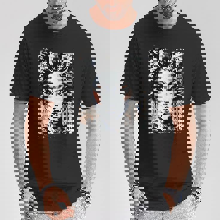 芸者ヴィンテージ Tシャツ 面白い贈り物