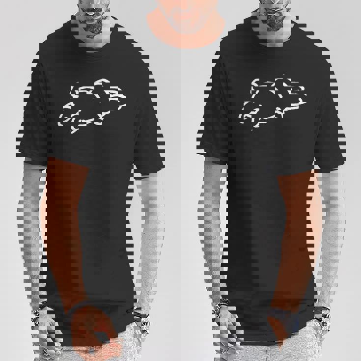 落ちたウサギ Tシャツ 面白い贈り物