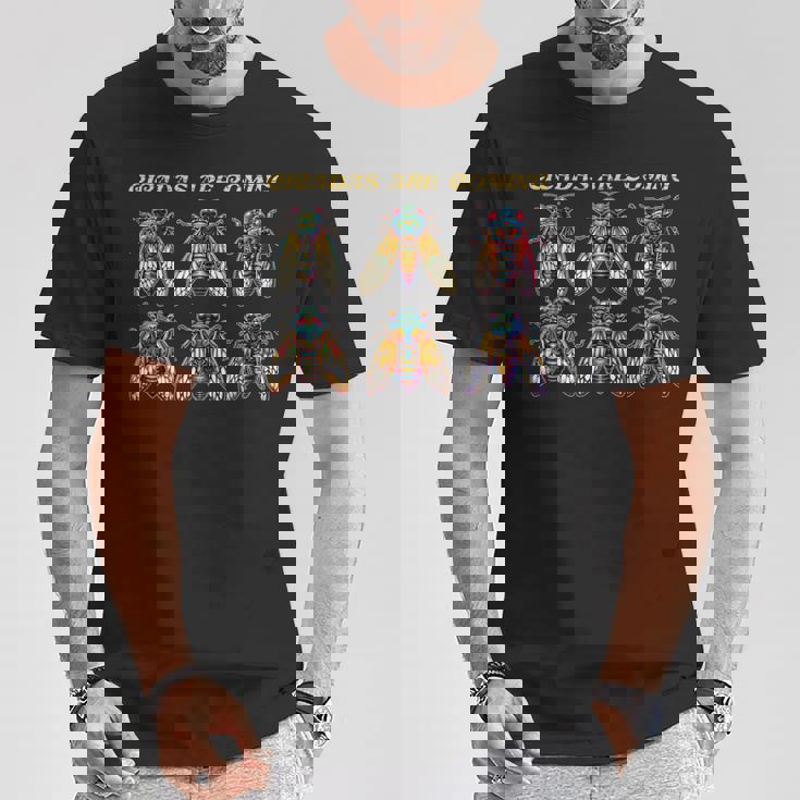 蝉がやってくる、蝉ゲドン2024 蝉 Tシャツ 面白い贈り物