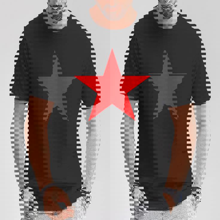 複数のカラーにレッドスター。 Tシャツ 面白い贈り物
