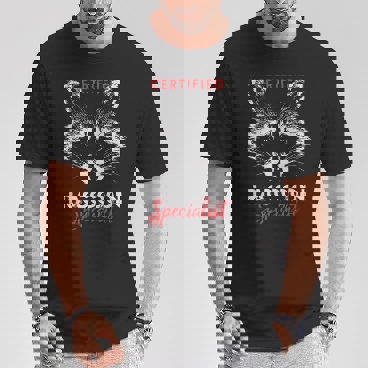 認定たぬきスペシャリスト Tシャツ 面白い贈り物