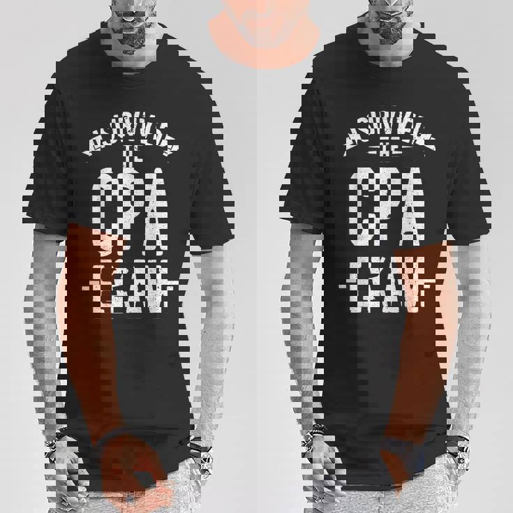 認定公共会計士 Iurvived The Cpa 試験 Cpa Tシャツ 面白い贈り物