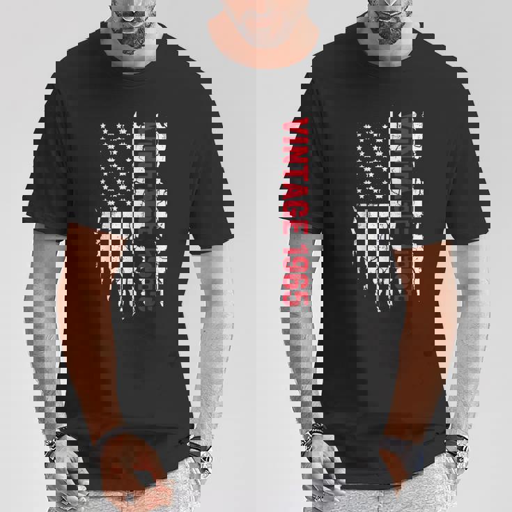 誕生日のためのアメリカ国旗誕生年 1965 Tシャツ 面白い贈り物