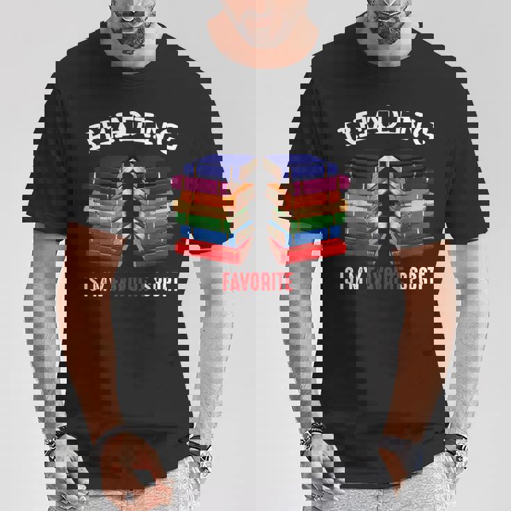 読書は私の好きなスポーツです 本好き 趣味 文学 Tシャツ 面白い贈り物