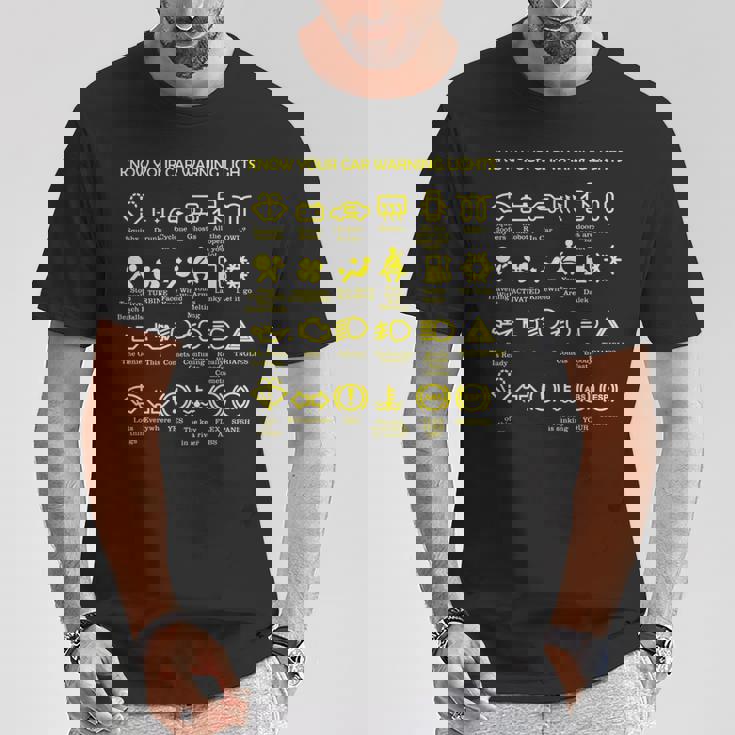 車の警告灯 非常に面白いドライバー Tシャツ 面白い贈り物