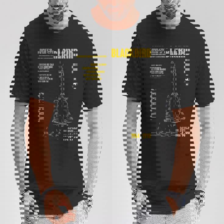 軍用航空機 ロッキードr-71 ブラックバード Usaf Tシャツ 面白い贈り物