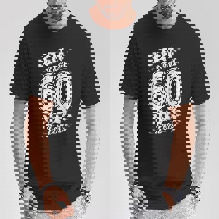 還暦祝い 旅行好き 父 母 男性 女性 60歳 レトロ おしゃれ 文字デザイン Born To Travel Tシャツ 面白い贈り物