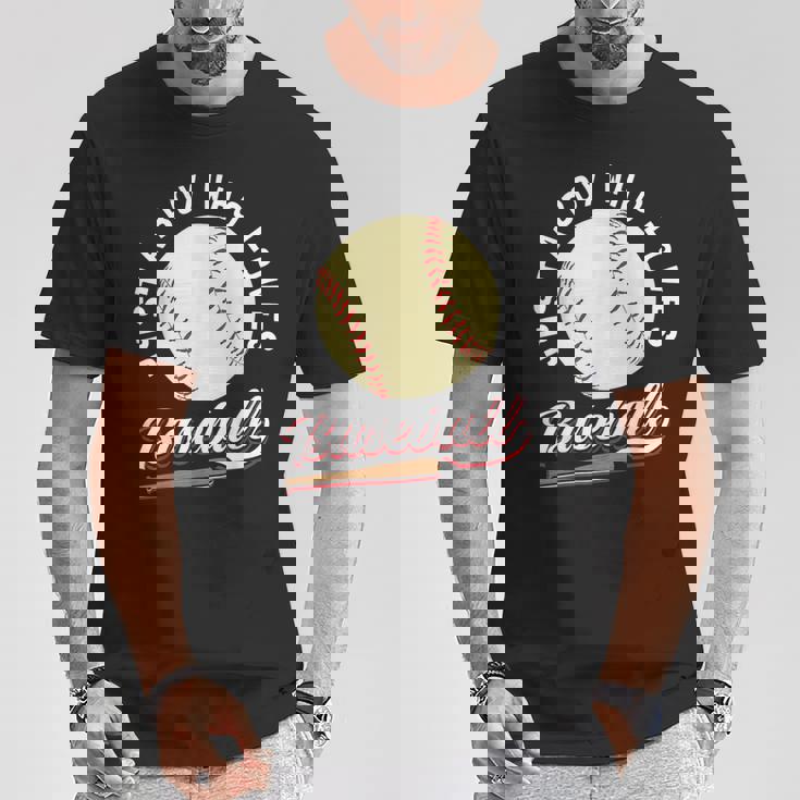 野球選手が大好きな少年 男の子向けギフト Tシャツ 面白い贈り物