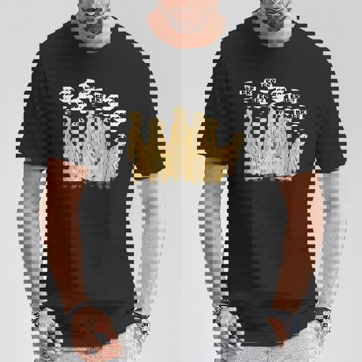 野生動物のミーアキャットアルコールビール Tシャツ 面白い贈り物