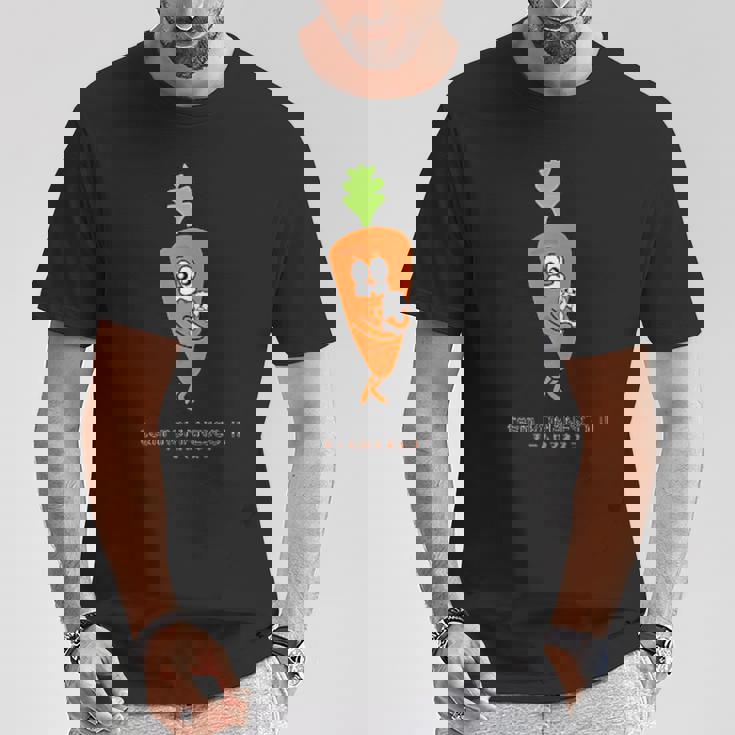 野菜 キャラクター 豊作 ロマネスコ にんじん 畑 Tシャツ 面白い贈り物