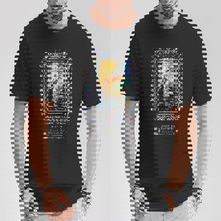 金魚さんとチュッ 猫 金魚 Tシャツ 面白い贈り物