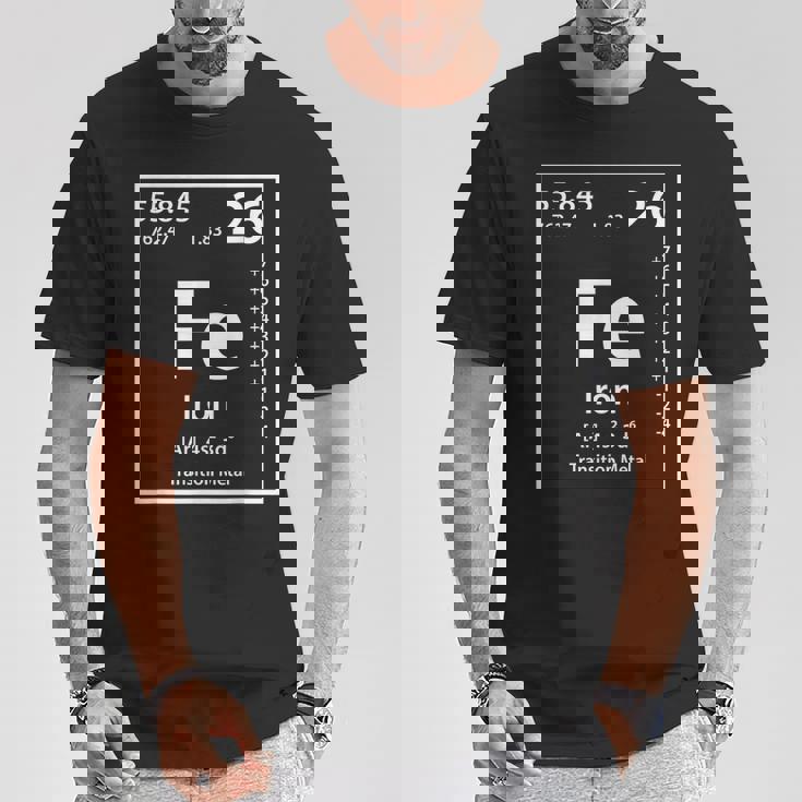 鉄元素周期表 Tシャツ 面白い贈り物