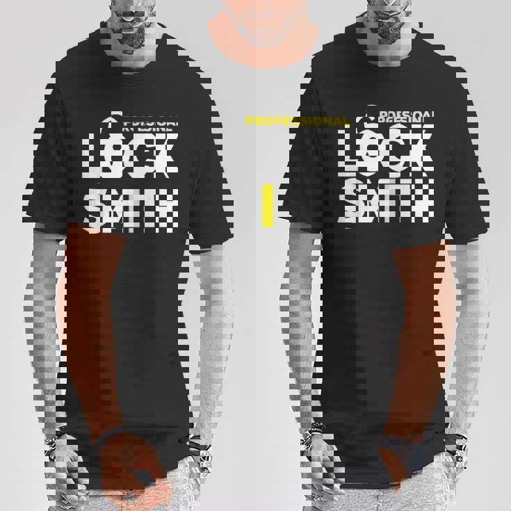 鍵屋ロックピッキングプロフェッショナルロックスミス Tシャツ 面白い贈り物