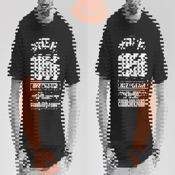限定版 1956 誕生日 1956年 1956年生まれ Tシャツ 面白い贈り物