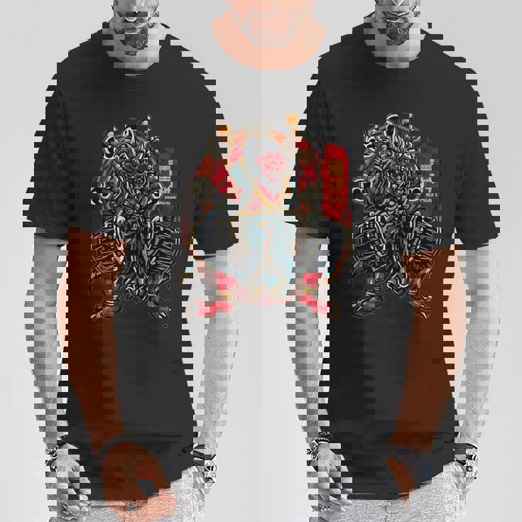 雷神 雷神 古代日本神話 神々 Tシャツ 面白い贈り物