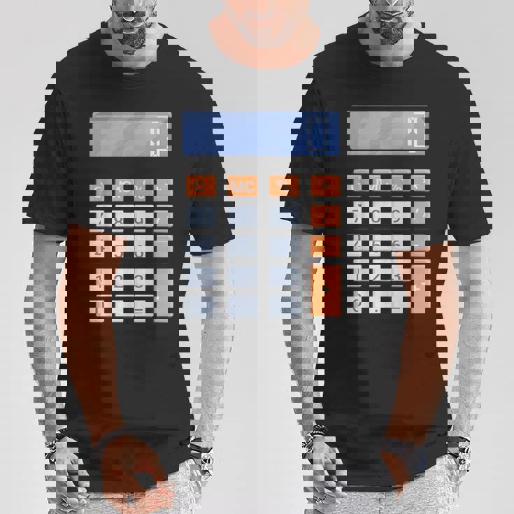 電卓 ハロウィン コスチューム Tシャツ 面白い贈り物