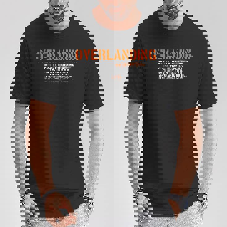 面白い オーバーランディング オフロード キャンプ Tシャツ 面白い贈り物