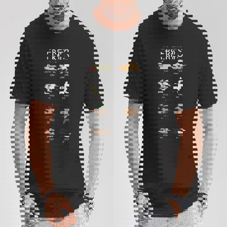 面白い フェレット シャツ ペット グルーミング Tシャツ 面白い贈り物