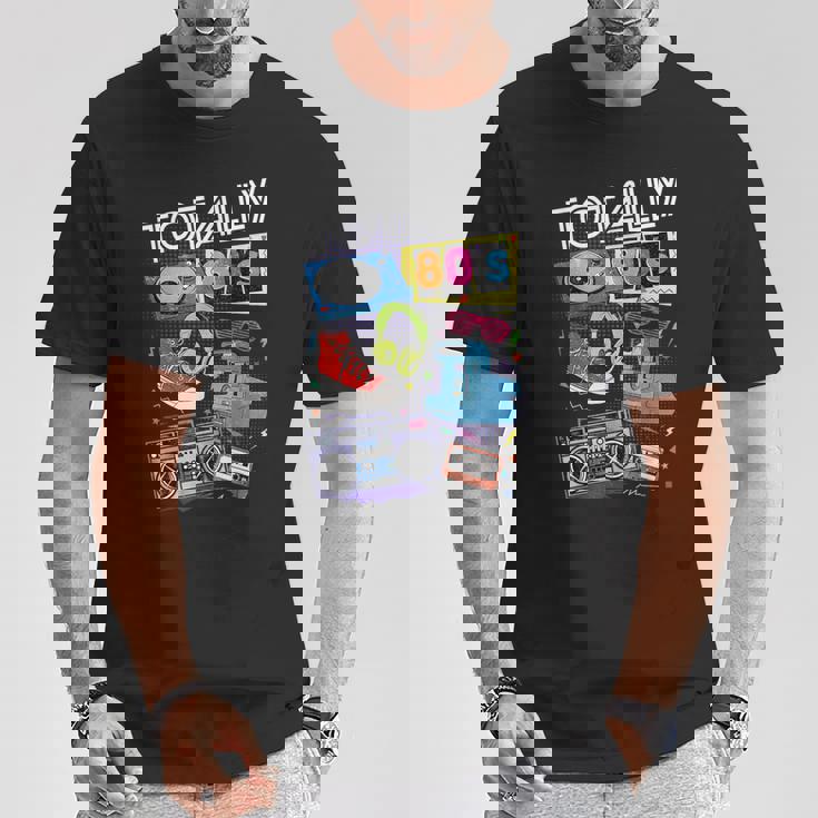 面白い80年代レトロtシャツ 1980年代パーティーギフト ターンテーブルカセット Tシャツ 面白い贈り物