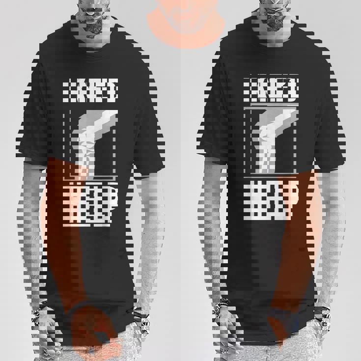 面白いacl膝手術 I Kneed Help 膝半月板ギフト Tシャツ 面白い贈り物