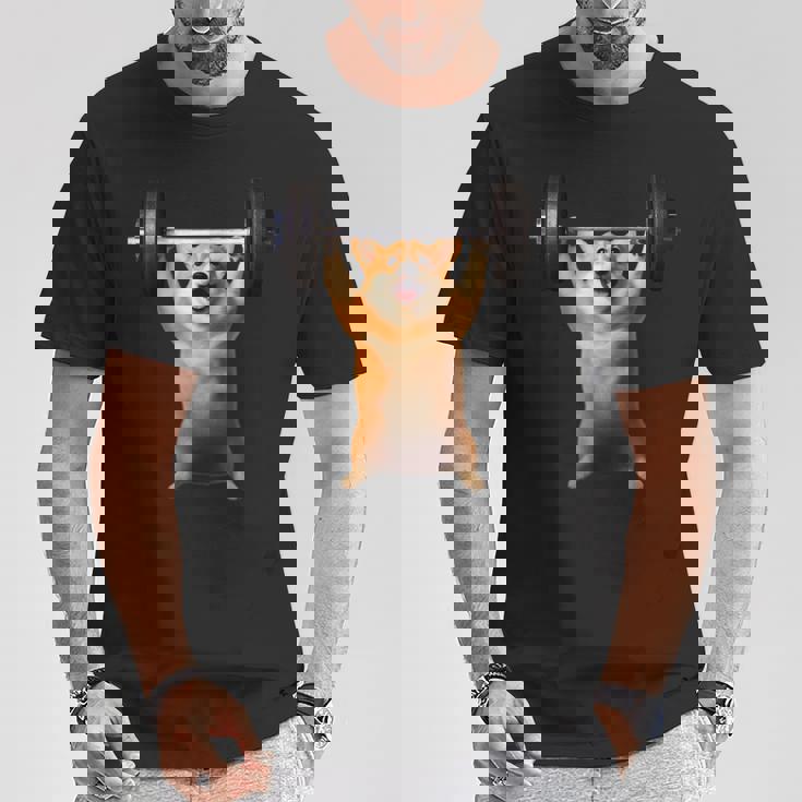 面白いtシャツ コーギー 犬 イヌ わんこ メンズ 犬好き グッズ かわいい 面白い 服 ネタ 筋トレ Tシャツ 面白い贈り物