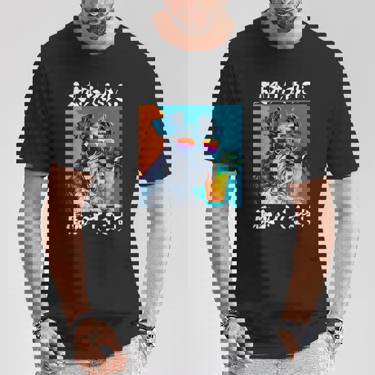 面白いtシャツ シュナウザー イヌ わんこ メンズ 犬好き グッズ おもしろ 面白い 服 ネタ わんこ Tシャツ 面白い贈り物