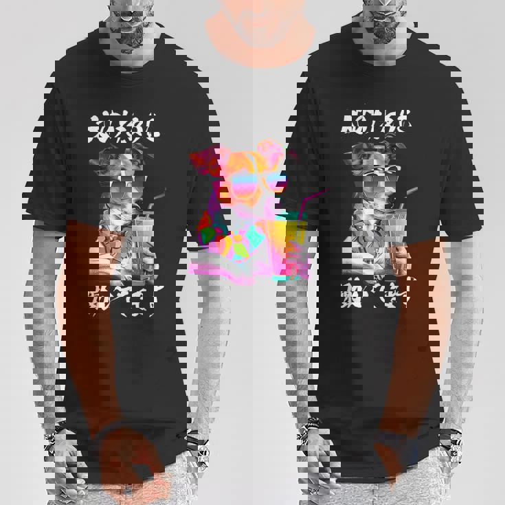 面白いtシャツ ジャックラッセルテリア イヌ わんこ メンズ 犬好き グッズ おもしろ 面白い 服 ネタ Tシャツ 面白い贈り物