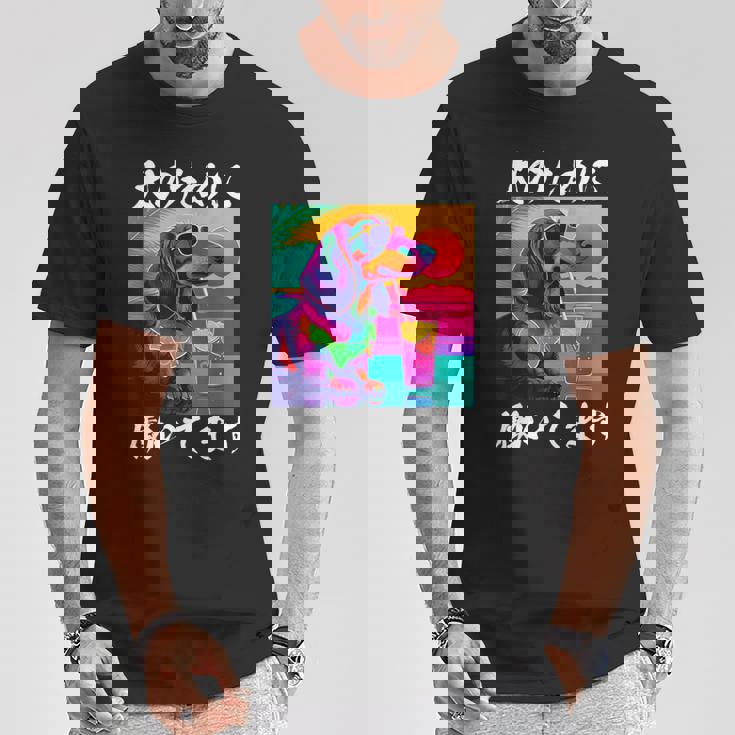 面白いtシャツ ダックスフンド イヌ わんこ メンズ 犬好き グッズ おもしろ 面白い 服 ネタ わんこ Tシャツ 面白い贈り物