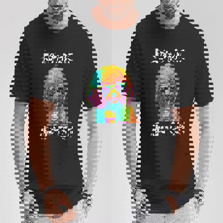 面白いtシャツ トイプードル イヌ わんこ メンズ 犬好き グッズ おもしろ 面白い 服 ネタ わんこ Tシャツ 面白い贈り物