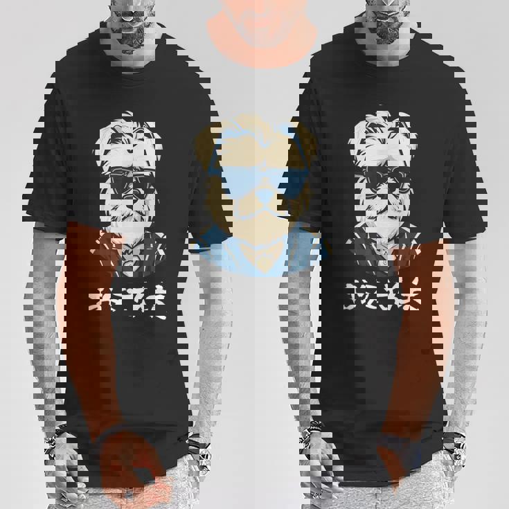 面白いtシャツ マルチーズ 犬 父 イヌ わんこ メンズ 犬好き グッズ おもしろ 面白い 服 ネタ Tシャツ 面白い贈り物