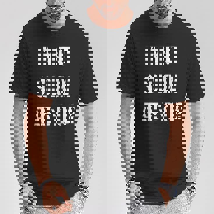 面白いtシャツ 下ネタ 文字 ダジャレ メンズ おもしろtシャツ ジョーク 男性用 英語 I'm Noto Low Tシャツ 面白い贈り物