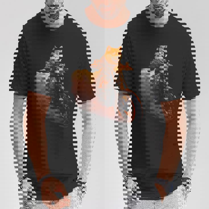 面白いtシャツ 柴犬 バイク イヌ わんこ メンズ 犬好き グッズ かわいい おもしろ 面白い 服 ネタ Tシャツ 面白い贈り物