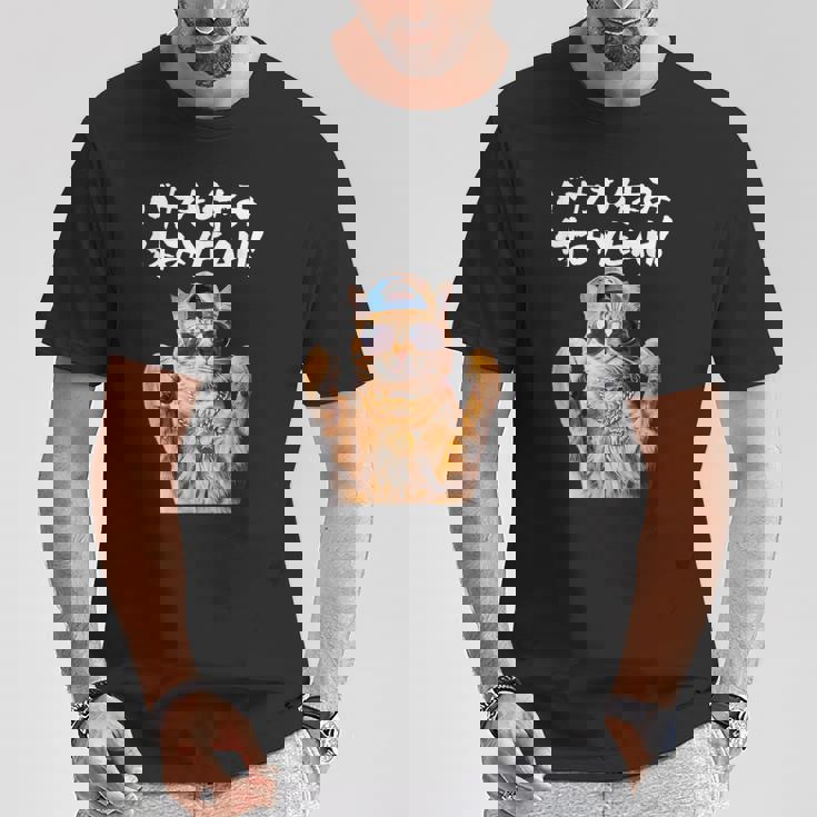 面白いtシャツ 猫 ネコ バカも休み休み 猫好き グッズ おもしろ 面白い 服 ネタ にゃんこ 猫の下僕 Tシャツ 面白い贈り物