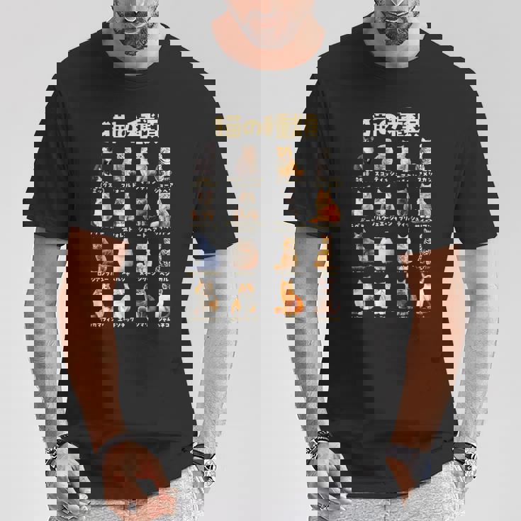 面白いtシャツ 猫 ネコ 猫の種類 メンズ 猫好き グッズ おもしろ 面白い 服 ネタ にゃんこ 猫の下僕 Tシャツ 面白い贈り物