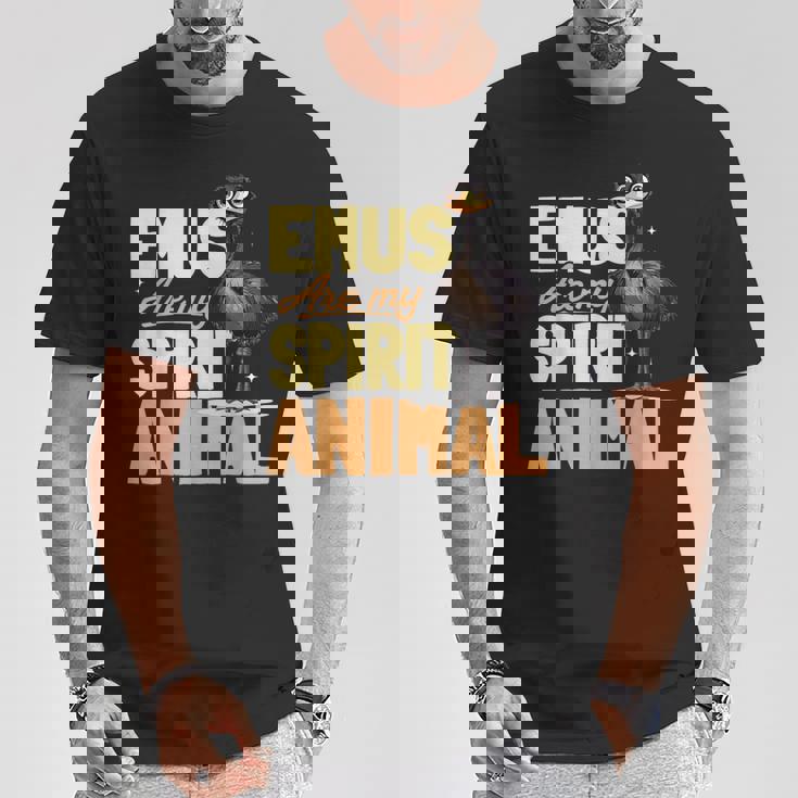 面白いエミューアニマルemus Are Mypiritアニマル。 Tシャツ 面白い贈り物