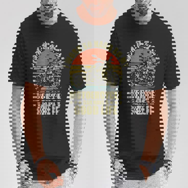 面白いオートバイの引用句 メンズ レディース オートバイ愛好家ライダー Tシャツ 面白い贈り物