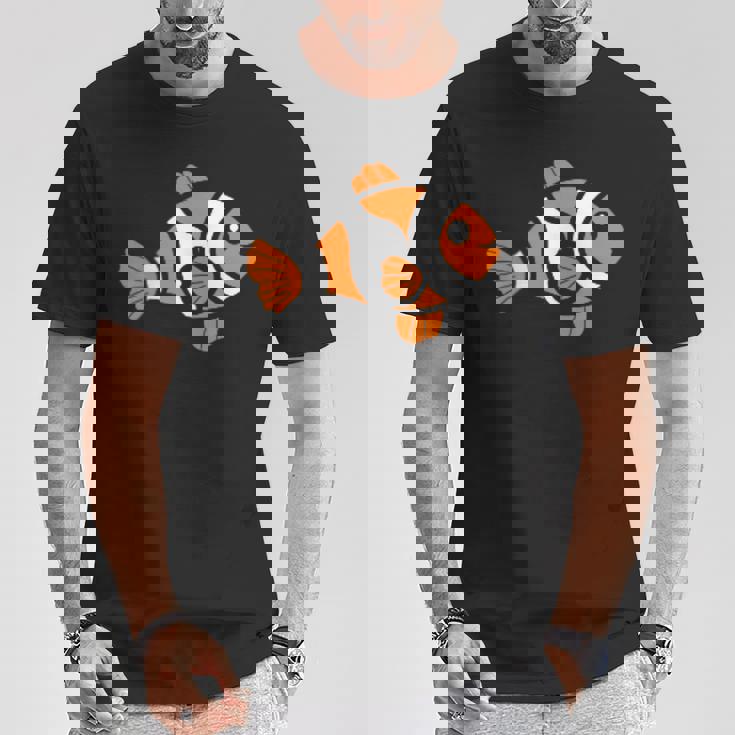 面白いカクレクマノミ シンプルで小さいかわいいカクレクマノミ Tシャツ 面白い贈り物