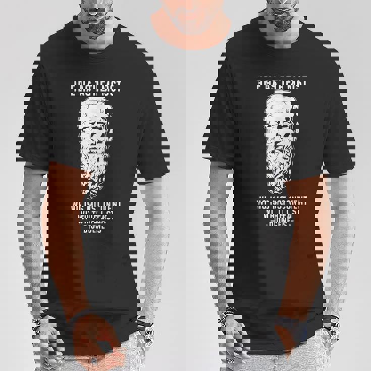 面白いクラシカルギリシャ語引用 ディオゲネスからアレクサンダーへ The Tシャツ 面白い贈り物