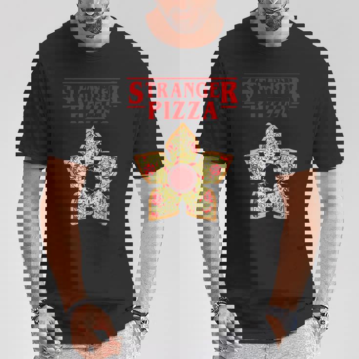 面白いストレンジャー・ピザ・シングス Tシャツ 面白い贈り物