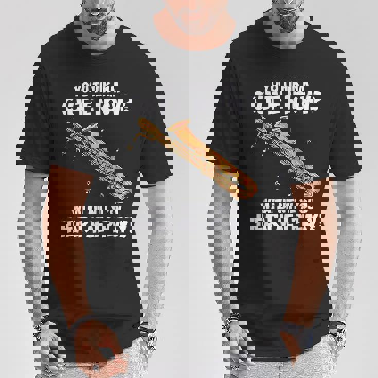 面白いバリトンサックスのデザイン私はサックスを持っています Tシャツ 面白い贈り物