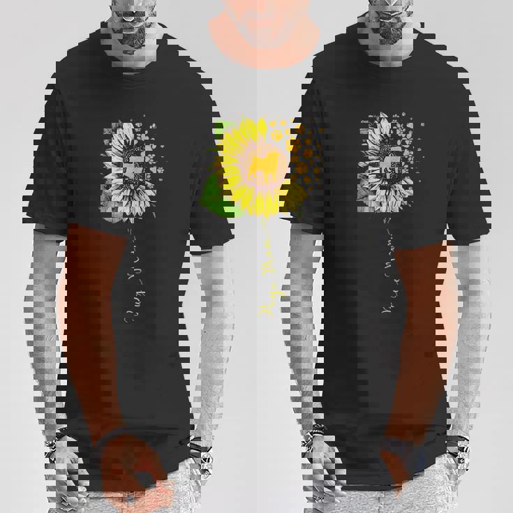 面白いパグママ ひまわり 母の日 パグ 犬好き Tシャツ 面白い贈り物