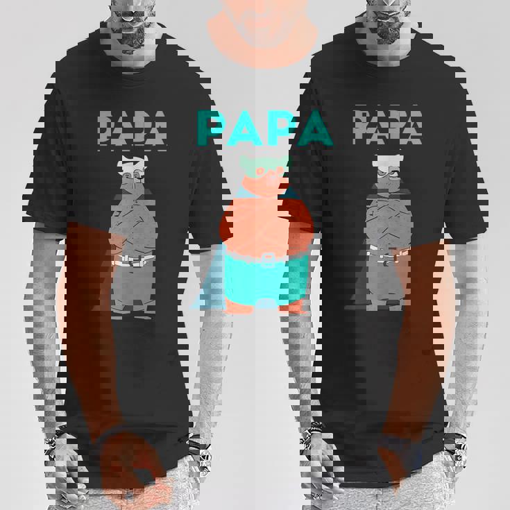 面白いパパベアシャツ I 父の日誕生日ギフト Tシャツ 面白い贈り物