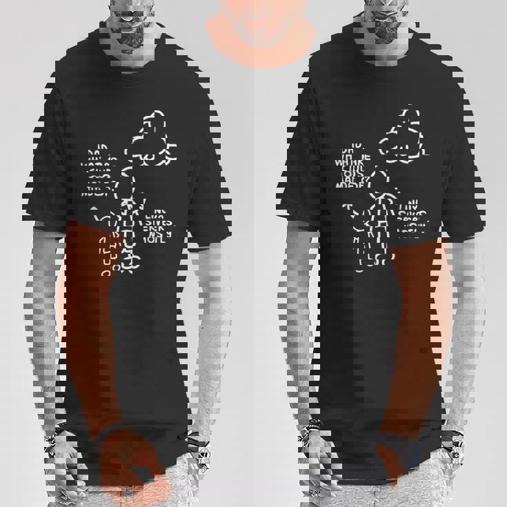 面白いプログラミングソフトウェア開発者から作られた雲とは Tシャツ 面白い贈り物