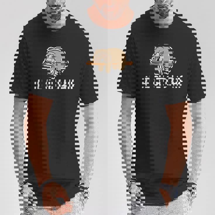 面白いロシア語 Not Today ロシア語の言葉 Tシャツ 面白い贈り物