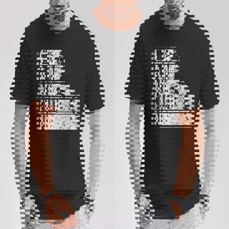 面白いロッククライミング 引用 登山家 & ボルダリング Tシャツ 面白い贈り物