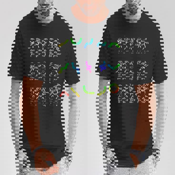 面白い代数のダンス機能 数学先生 オタクギフト アイデア Tシャツ 面白い贈り物