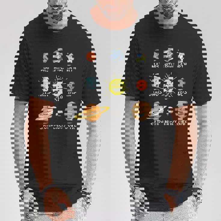 面白い太陽系-プラネット・スウィート・チルドレン物理学者 Tシャツ 面白い贈り物