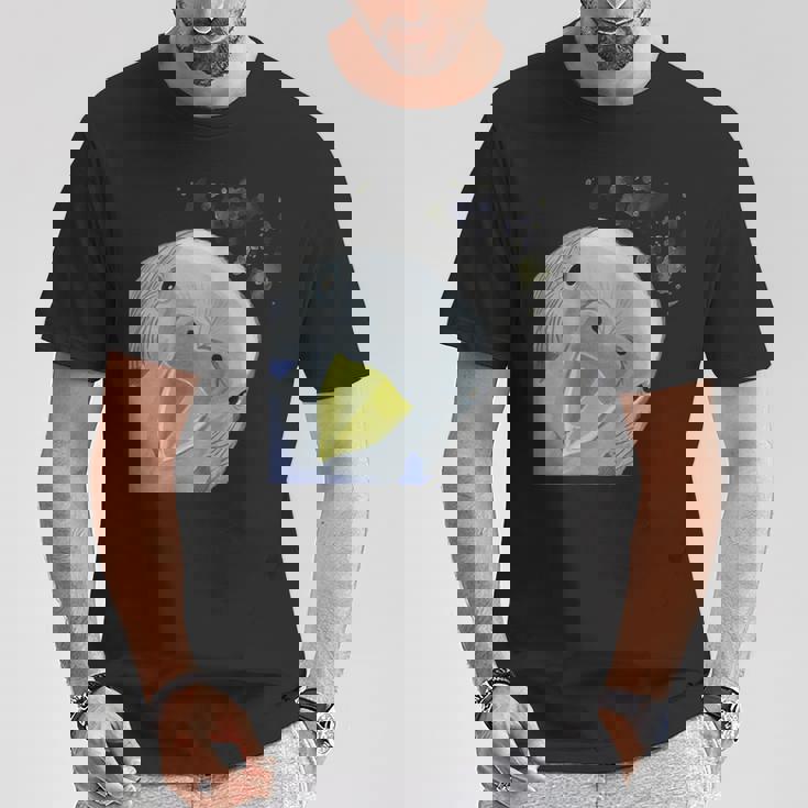 面白い好奇心インコのセキセイインコ Tシャツ 面白い贈り物