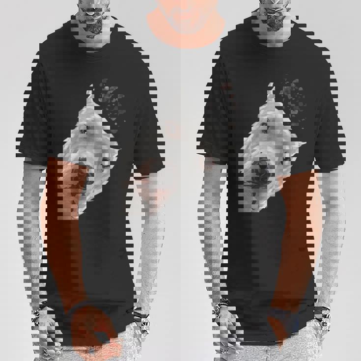 面白い好奇心旺盛な犬ドゴアルヘンティーノ Tシャツ 面白い贈り物